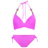 LingaDore - Vatteret Triangle Bikini Sæt Pink