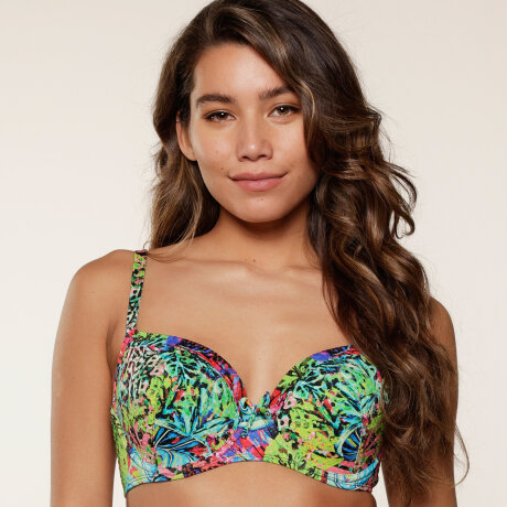 LingaDore - Vatteret Bikini Top Tropical Floral