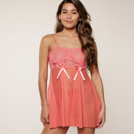 LingaDore - Babydoll Kjole Spiced Coral