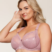 LingaDore - Daily Fullcup BH med Blonde Plus Size Mauve Shadow