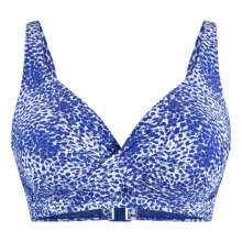 LingaDore - Fullcup Bikini Top Blue/White Print