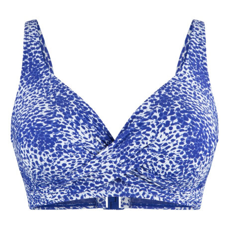 LingaDore - Fullcup Bikini Top Blue/White Print