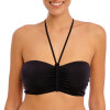 Freya - Jewel Cove Bandeau Top Plain Black