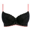 Freya - Offbeat Vatteret Balconette BH Sort
