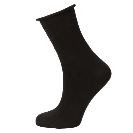 Trofé - Bomuld Strømpe Sort