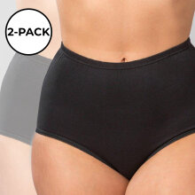 Trofé - 2-Pak Bomuld Maxi Trusse Sort