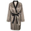 Lady avenue - Satin De Luxe Kimono Black/Moon