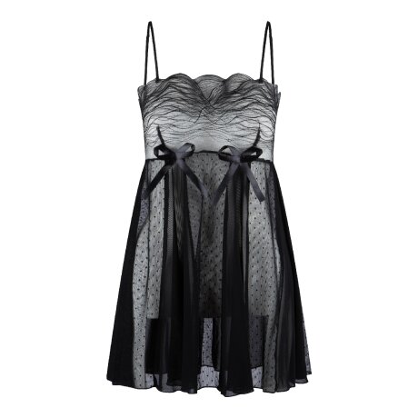 LingaDore - Black Babydoll Natkjole Sort