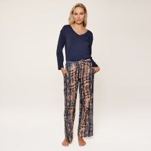LingaDore - Pyjamas Sæt Tie Dye Dark Denim