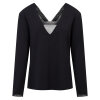 Chantelle - Romance Natbluse Sort