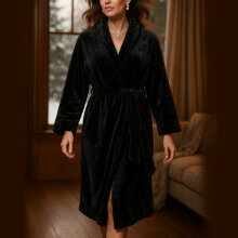 Balzaa - Cuddle Me Robe Black