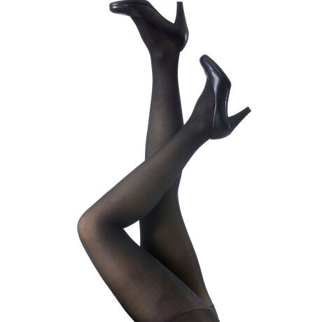 Festival - Lurex Strømpebuks 50 denier Sort