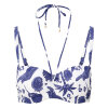 LingaDore - Print Balconette Bikini Top Blue White