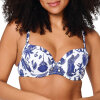 LingaDore - Print Bikini Top Blue White LingaDore - Print Bikini Top Blue White
