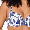 LingaDore - Print Bikini Top Blue White LingaDore - Print Bikini Top Blue White