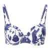 LingaDore - Print Bikini Top Blue White LingaDore - Print Bikini Top Blue White