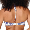 LingaDore - Print Vatteret Triangle Top Blue White LingaDore - Print Vatteret Triangle Top Blue White
