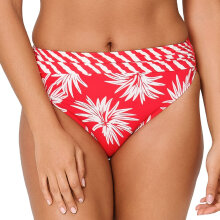 LingaDore - Leaf Høj Bikini Trusse Leaf Stripe
