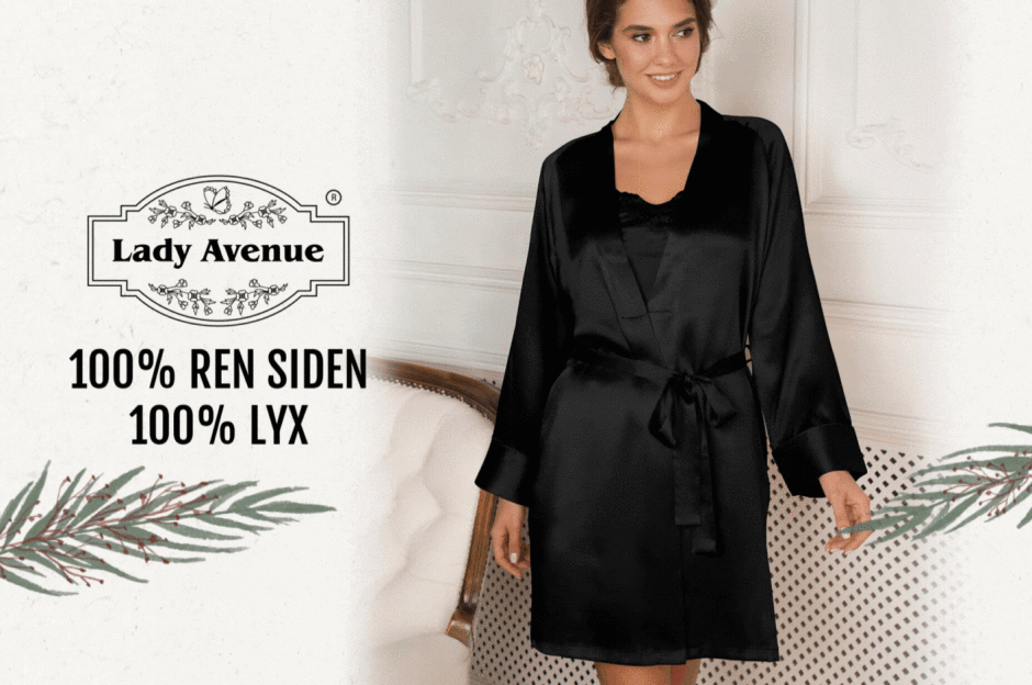 Sidennattkläder från Lady Avenue