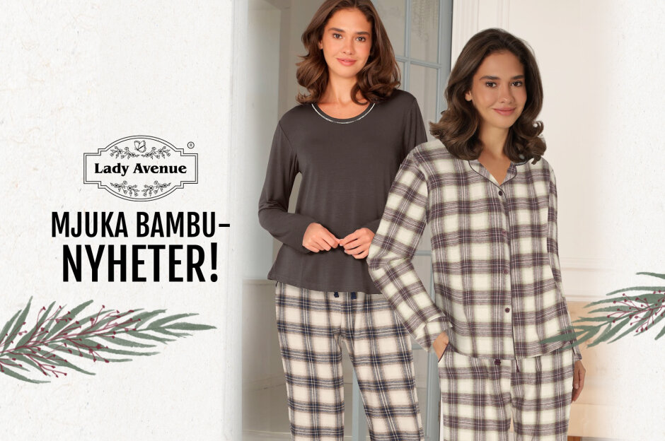 Mjuka bambunattkläder från Lady Avenue