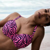 Primadonna - Malabo Fullcup Bikini Hot Pink Zebra