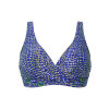 Femilet Swim - Taula Fullcup Bikini Top Blue Snake