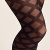 Hype The Detail - Plaid Tights 30 denier Sort Hype The Detail - Plaid Tights 30 denier Sort