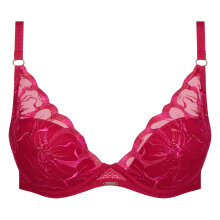 Chantelle - Fleurs Plunge BH Candy Apple Shades