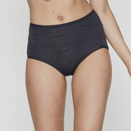 JBS of Denmark - Maxi Trosa Ull Mörkgrå Melange