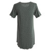Lady avenue - Bambu T-shirt Grey/Rose Dots