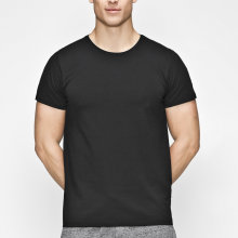 JBS of Denmark Herre - Øko Bomull T-shirt O-neck Svart