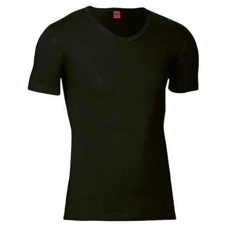 JBS Herre - Bomuld T-shirt V-neck Svart