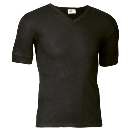 JBS Herre - Original Bomuld V-Neck T-shirt Svart