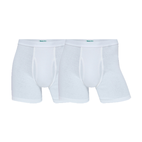 JBS Herre - Original Bomuld 2-pak Boxershorts Vit