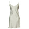 Lady avenue - Silke Chemise slip lace svart 