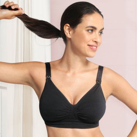 Carriwell - Amnings BH med Carri-Gel Svart