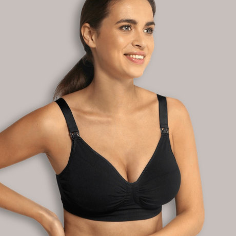 Carriwell - Vatteret Amnings BH Svart
